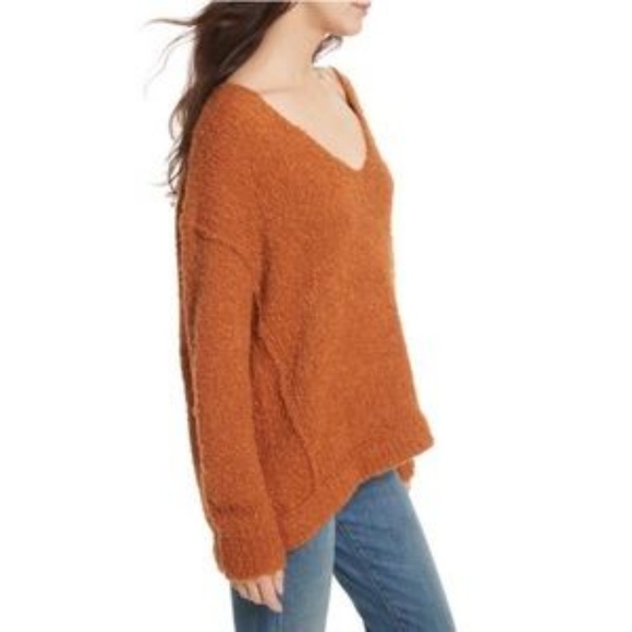 New Free People Lofty V-neck sweater - Picture 2 of 4